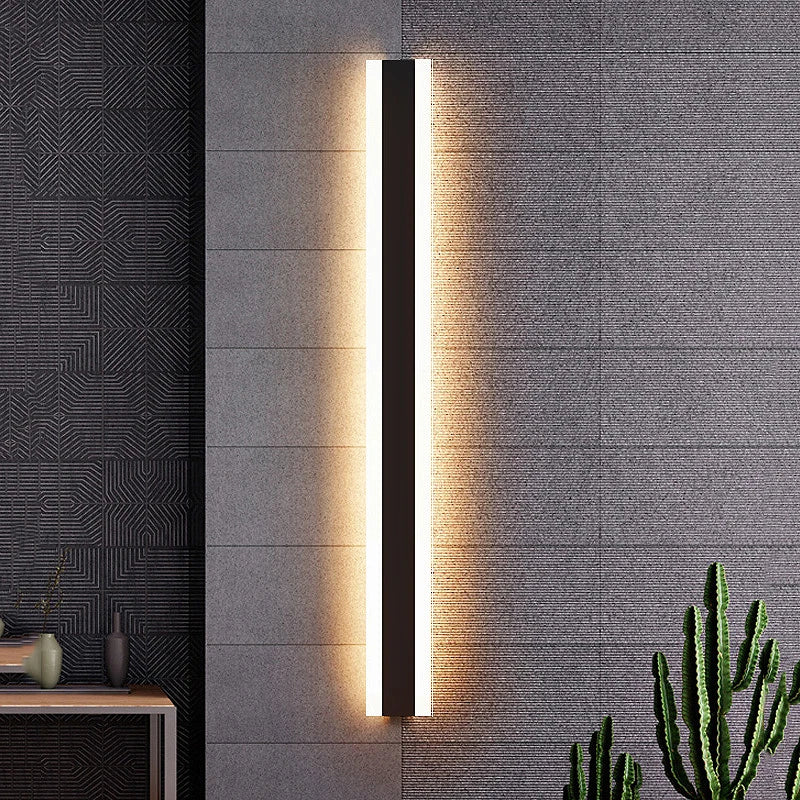 Modern Waterproof outdoor Long Strip LED wall lamp in USA.