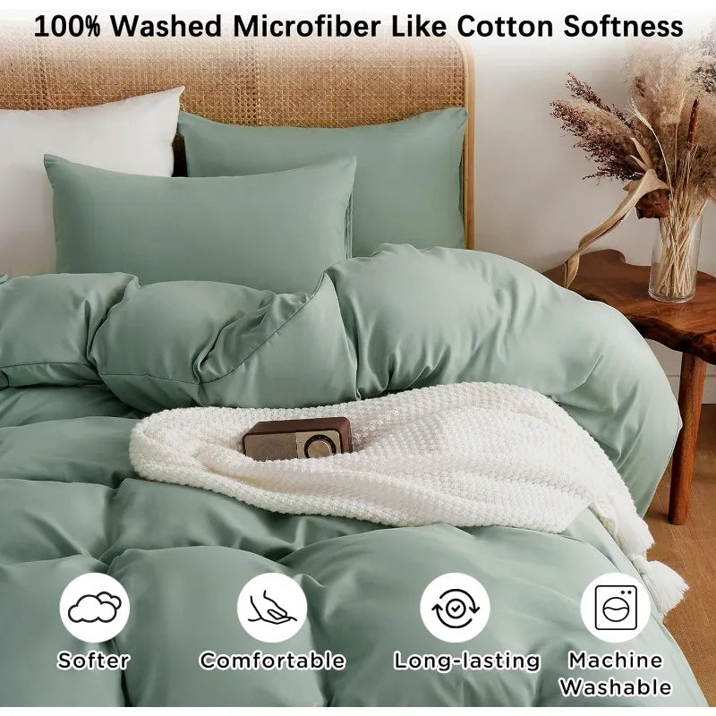 Washed Microfiber Like Washed Cotton Super Soft and Breathable