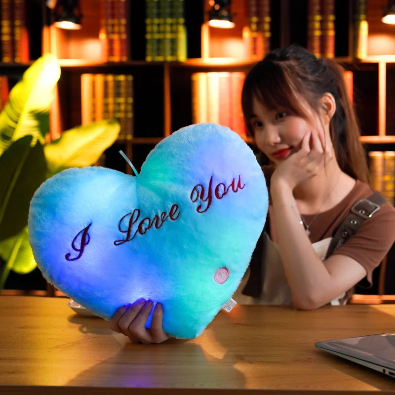 Children Plush Light Heart Toy Soft Present Birthday in USA