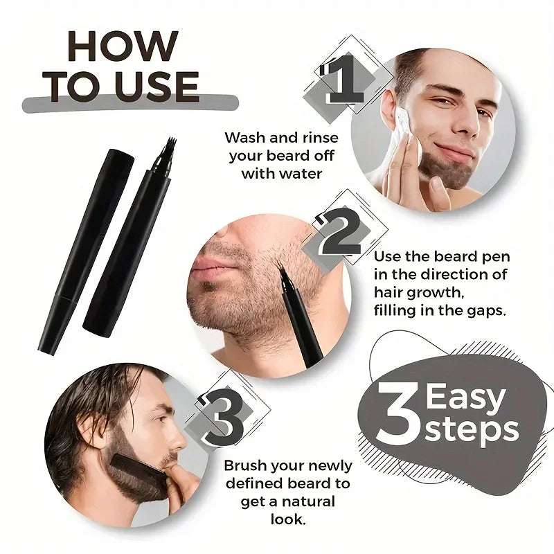 Hot Sale Beard Filling Pen Kit Beard Enhancer Brush in USA