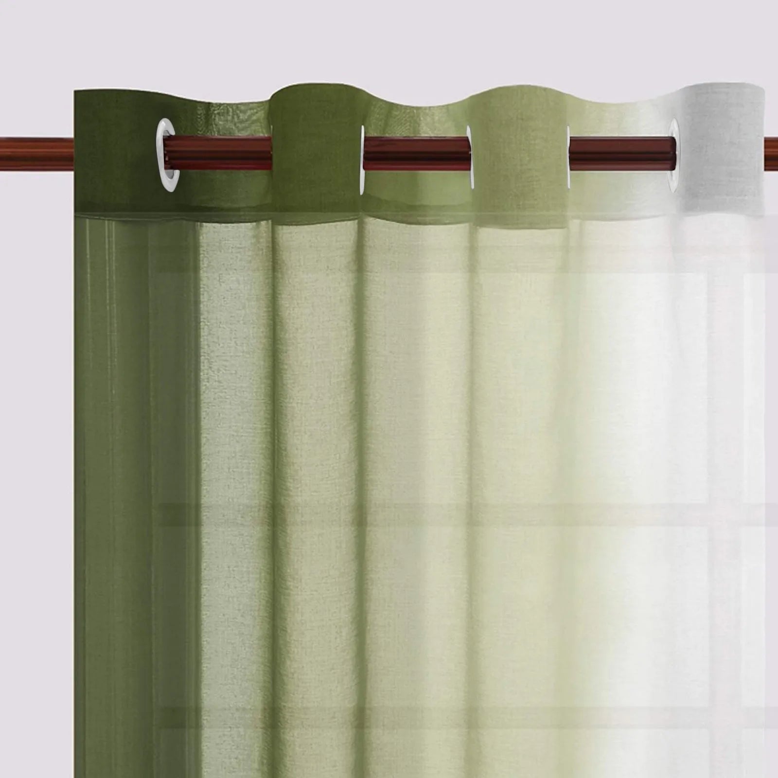 Modern Gradient Color Curtain Tulle Decorative Sheer Curtains IN USA.