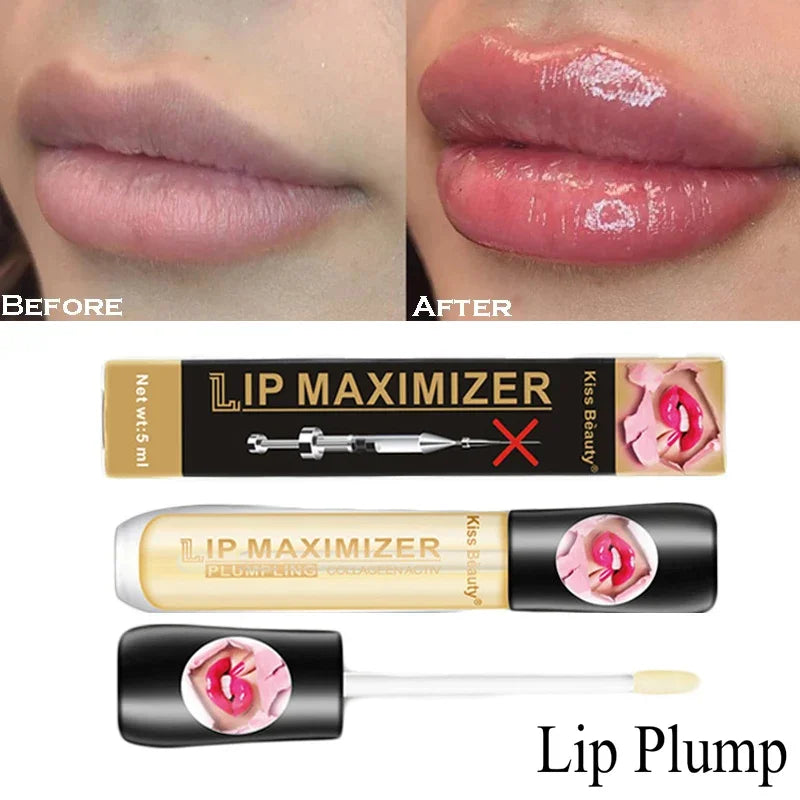 Instant Volumising Lip Plumper Serum Sexy Lip Oil Gloss in USA