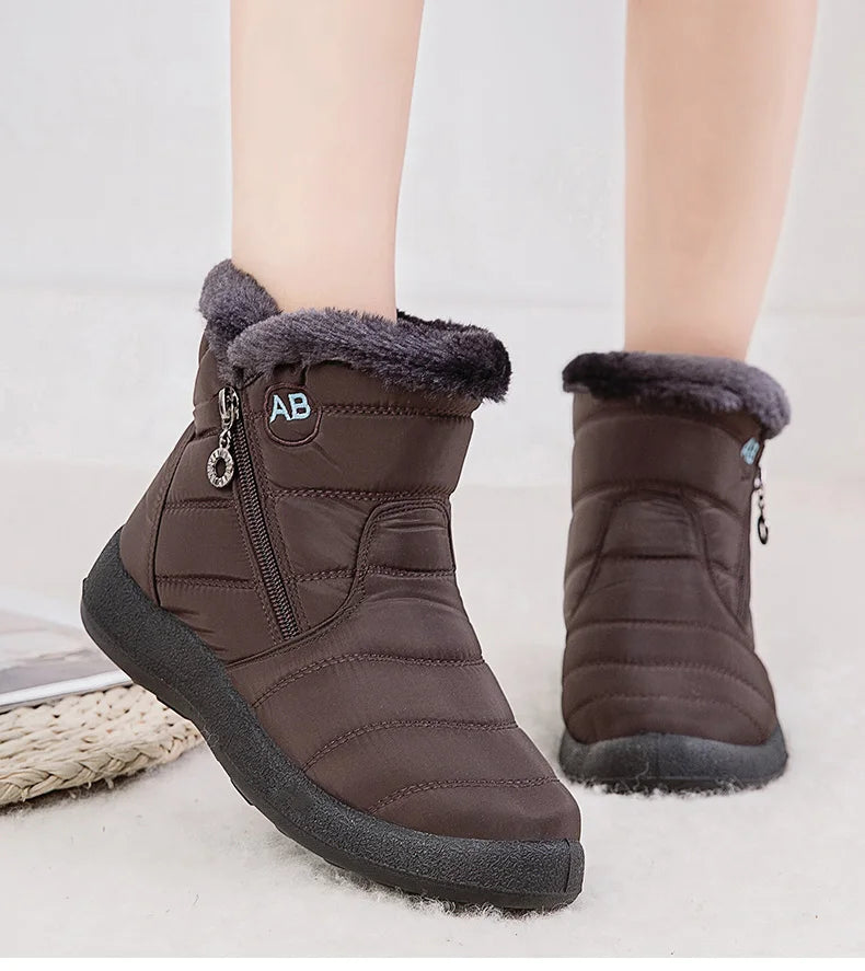 Women's Boots Women's Winter Boots Fur Winter Shoes For Women Ankle Bo