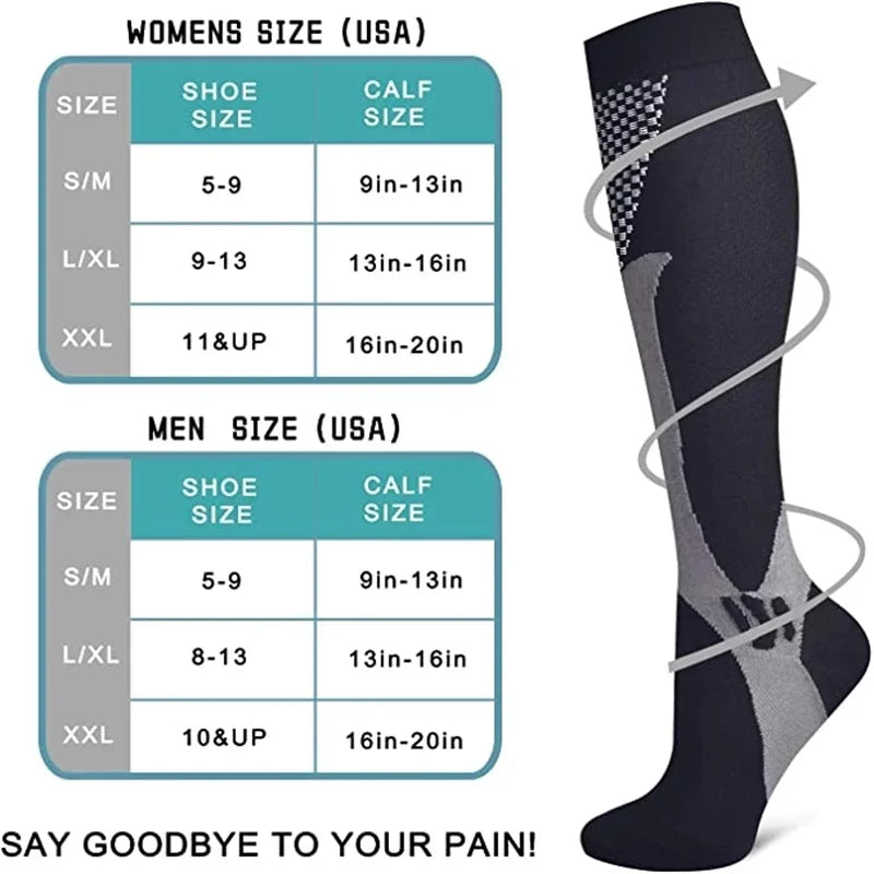 Compression Socks Sport Socks Medical Nursing Stockings in USA