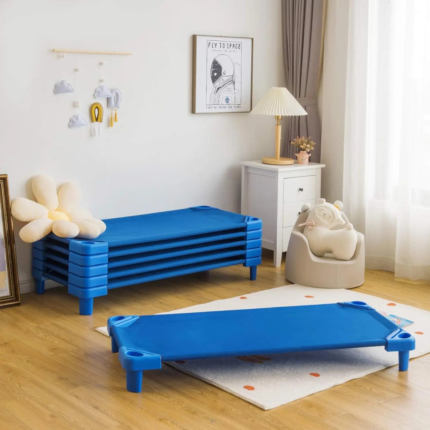 Stackable Sleeping Daycare Cots Kids, Portable Toddler in USA