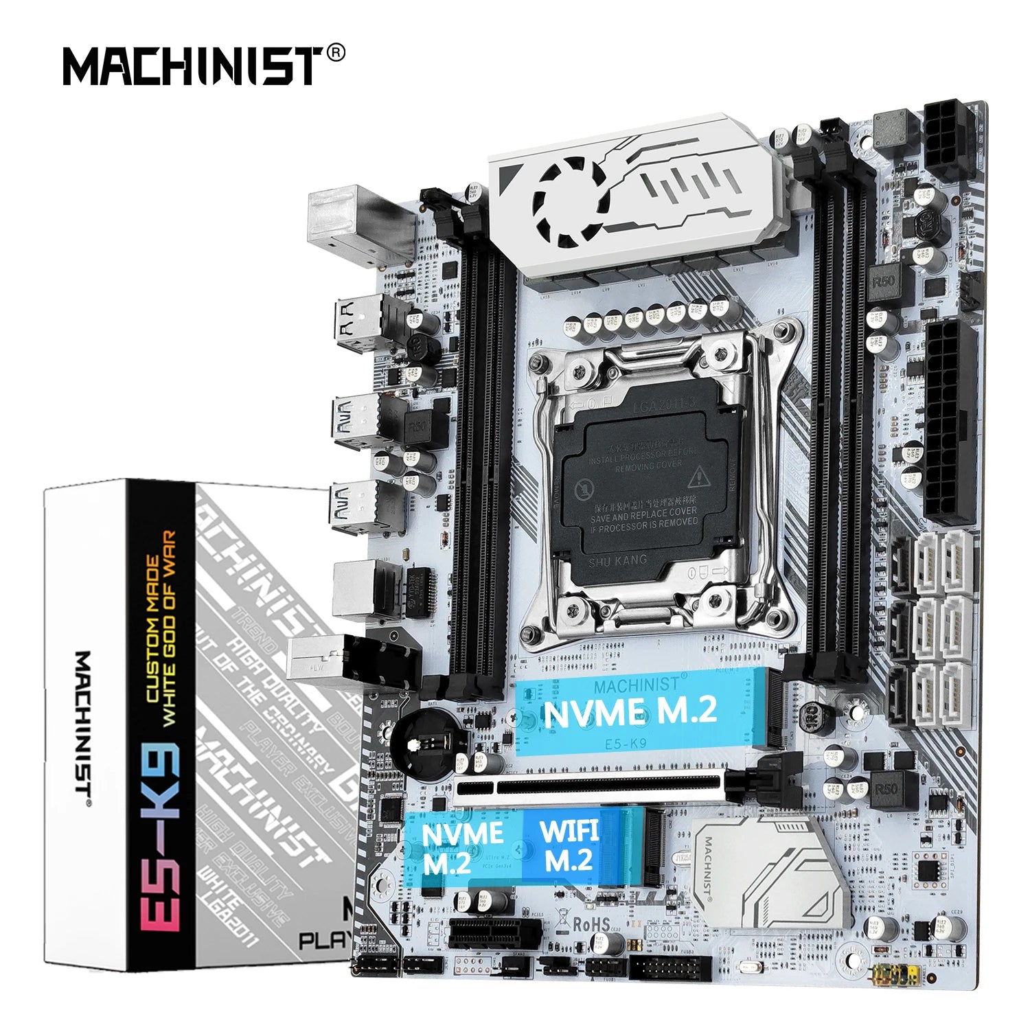 MACHINIST K9 X99 Motherboard Desktop LGA 2011-3 Four Channel Support I