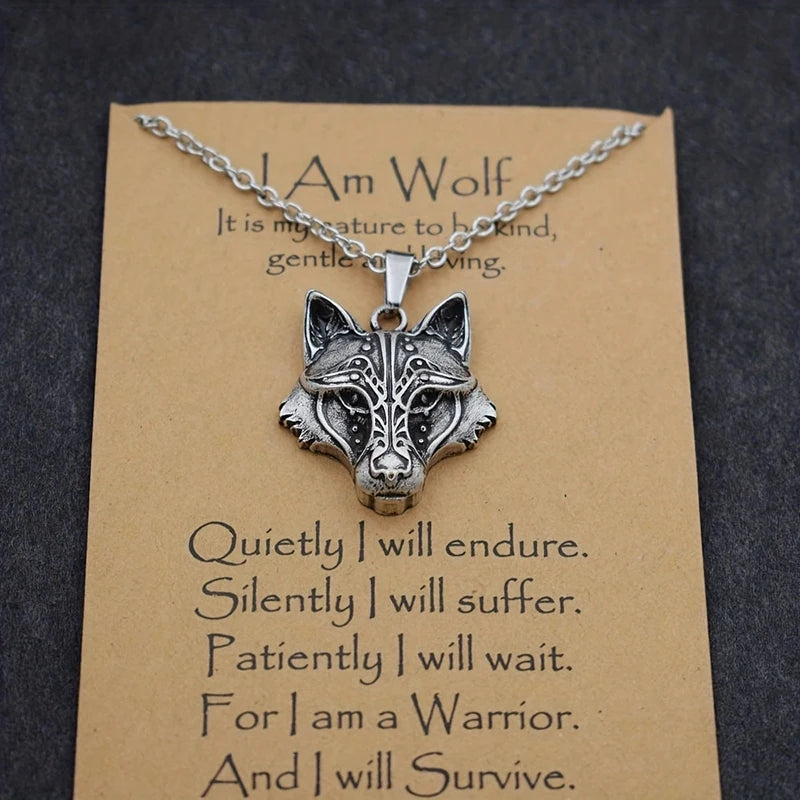 Norse wolf Viking Celtics Necklace Men/Women in USA