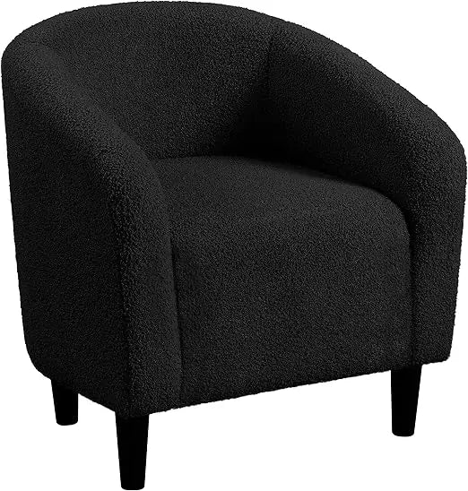 Modern Accent Chair Comfy Velvet Armchair Club Sofa IN USA.