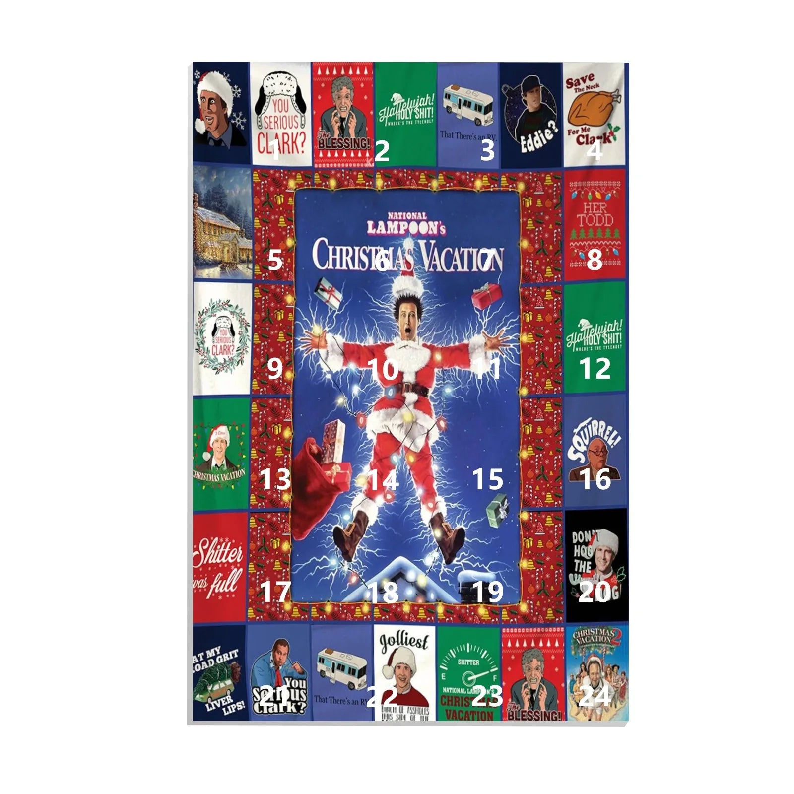 Christmas Advent Calendar 2024 Christmas Acrylic Decoration Countdown