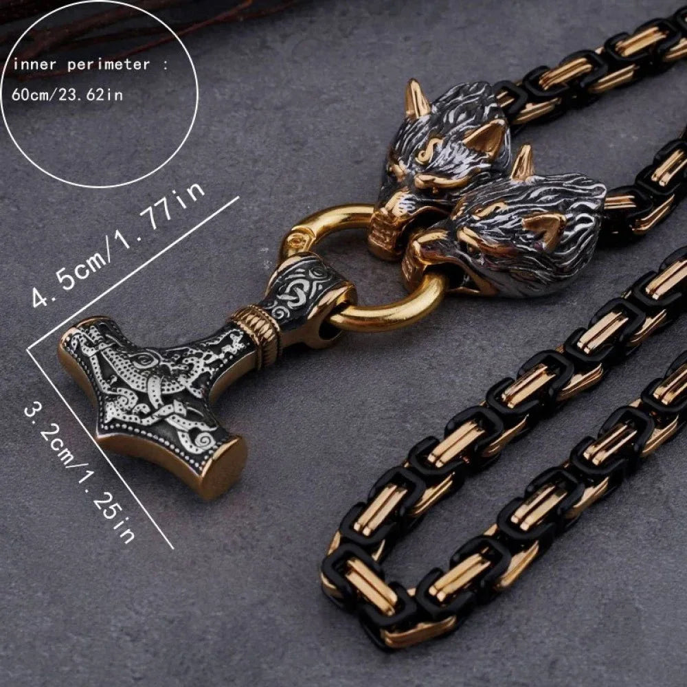 Fashionable Exquisite New Retro Nordic Viking Hammer Pendant in USA