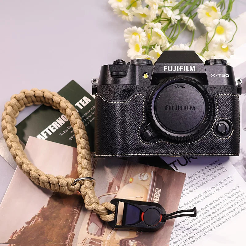 Suitable for Fuji X-T50 camera leather base micro single retro in USA.