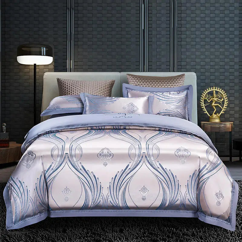 Bedding Sets Floral Grey Pink Comfort Duvet Pillowcase Flat Bed