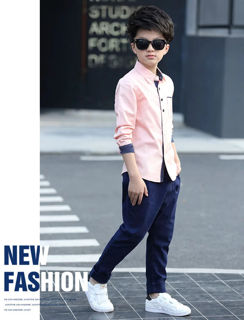 Teenager Kids Boys Clothes Children Shirts Fashion in USA