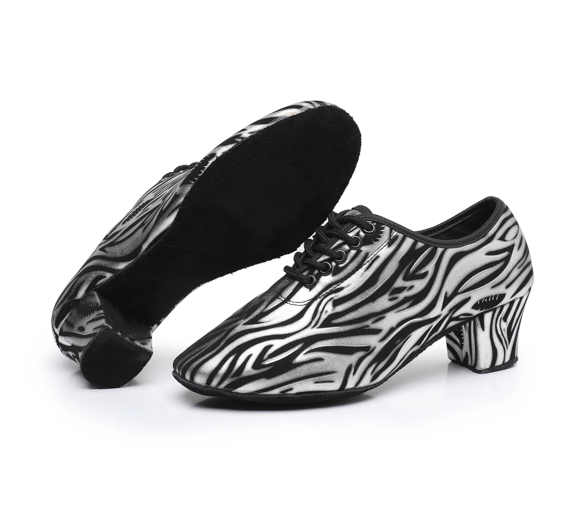 Ladies' Indoor Zebra Pattern Dance Shoes in USA