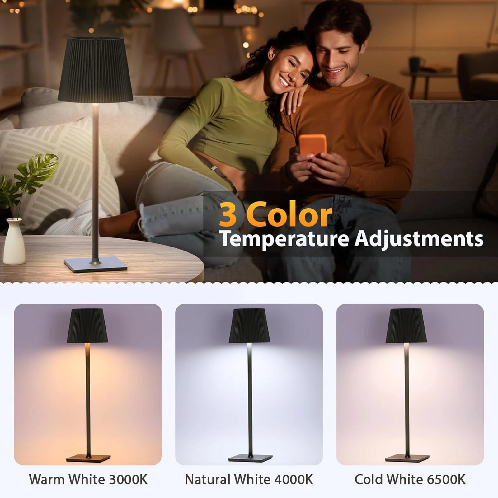 Packs LED Table Lamp Modern LED Desk Lamp Touch Control in USA.