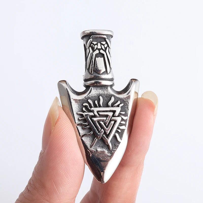 Stainless Steel Nordic Celtic Hammer Pendant Necklace in USA