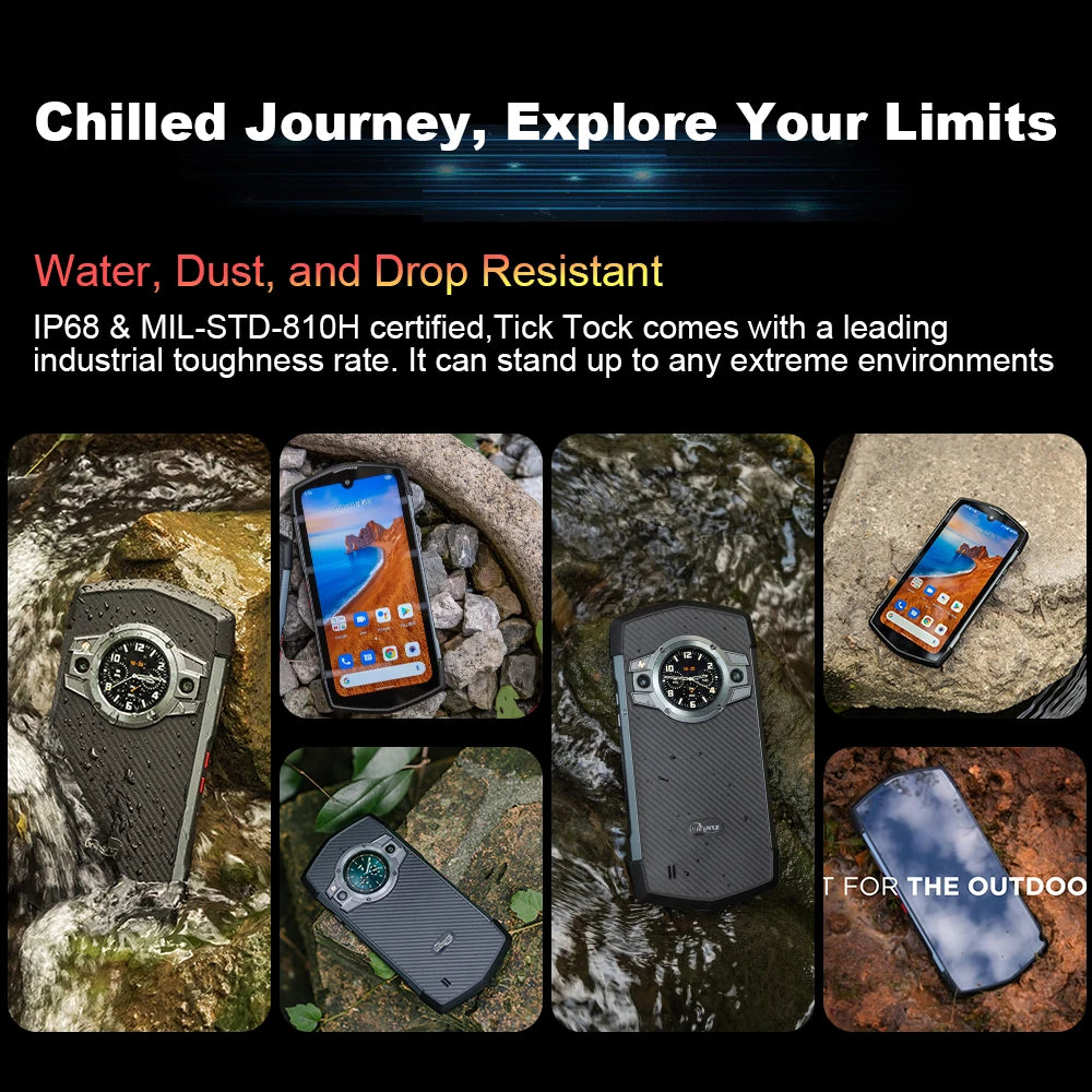 Rugged Smartphone Cellphone Dual-Screen Waterproof in USA.