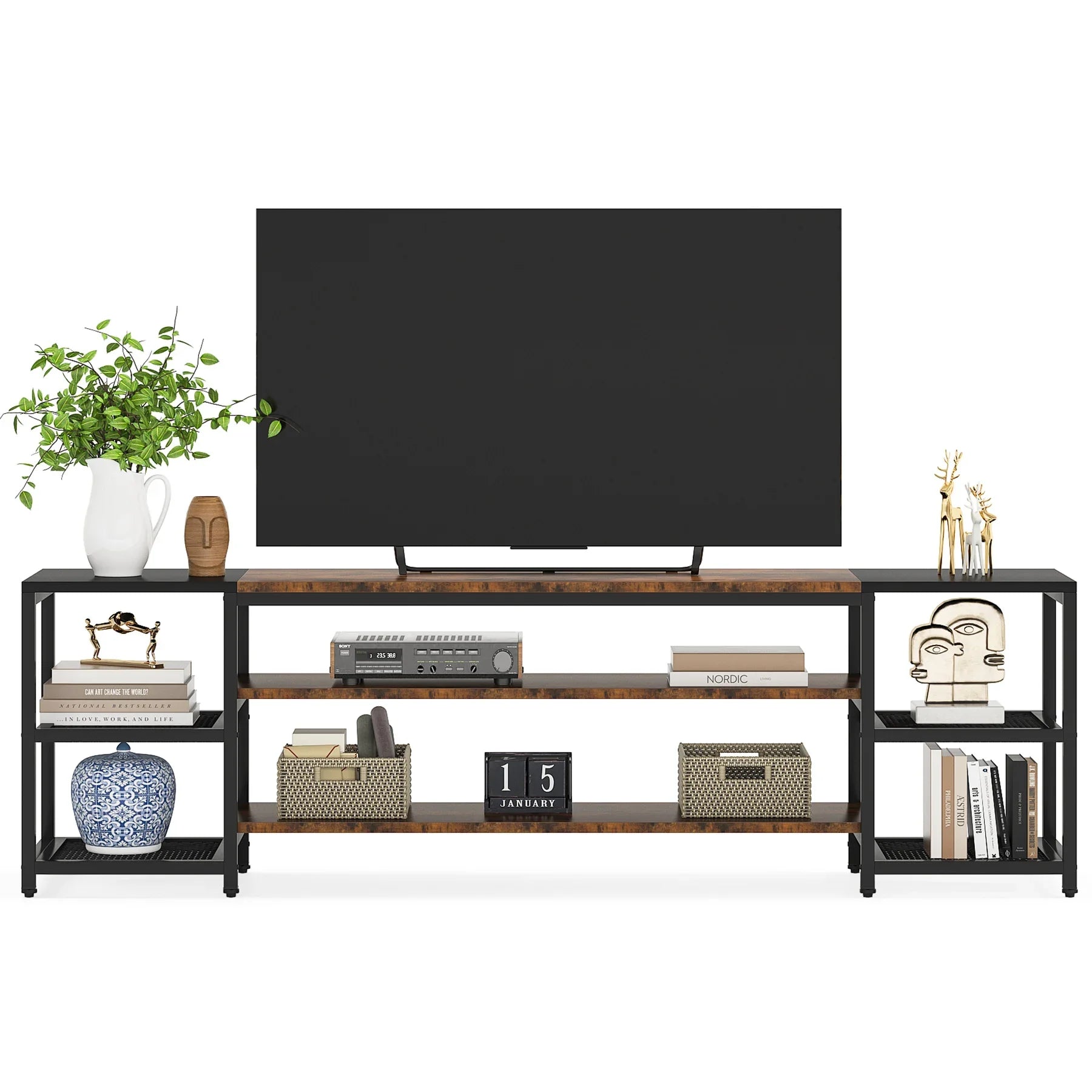 Tribesigns TV Stand Media Entertainment Center Console IN USA.