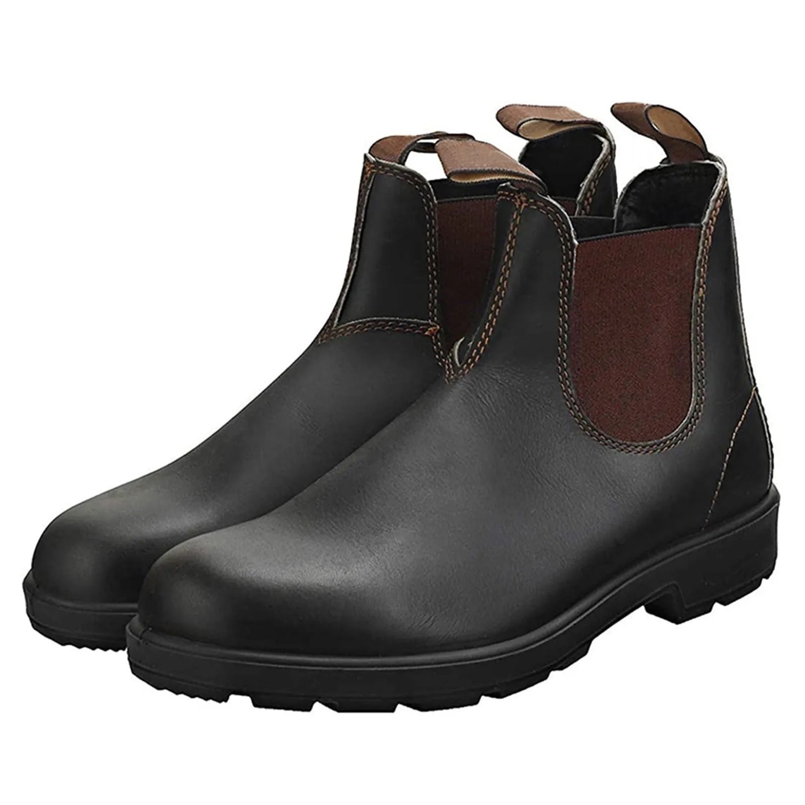 Mens Leather Boots Casual Slip On Formal Oxfords in USA