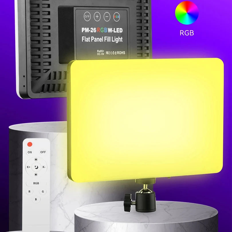 RGB LED Photography Video Light Panel Lighting Photo Studio in USA.