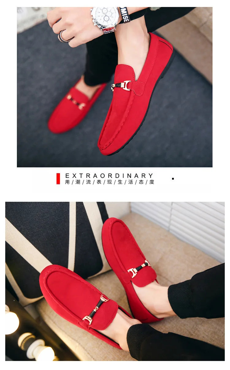 Slip-on Loafers Men Soft Driving Moccasins High Quality in USA