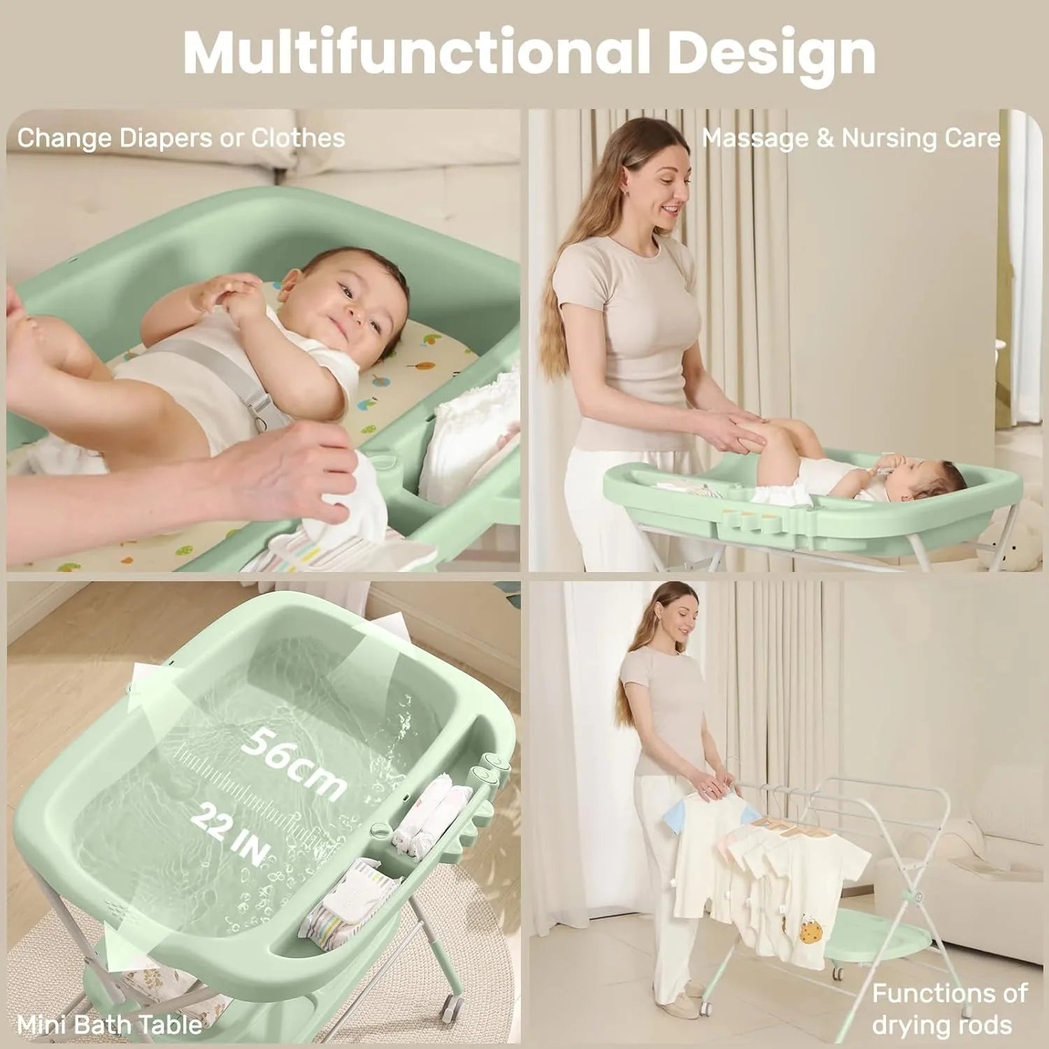 Baby Portable Diaper Changing Table, Folding Diaper Changing in USA