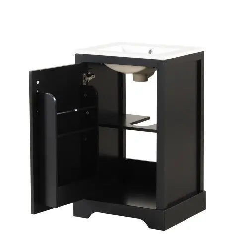 FENGSHUO Simplicity Black Bathroom Vanity With Sink Bathroom in USA.