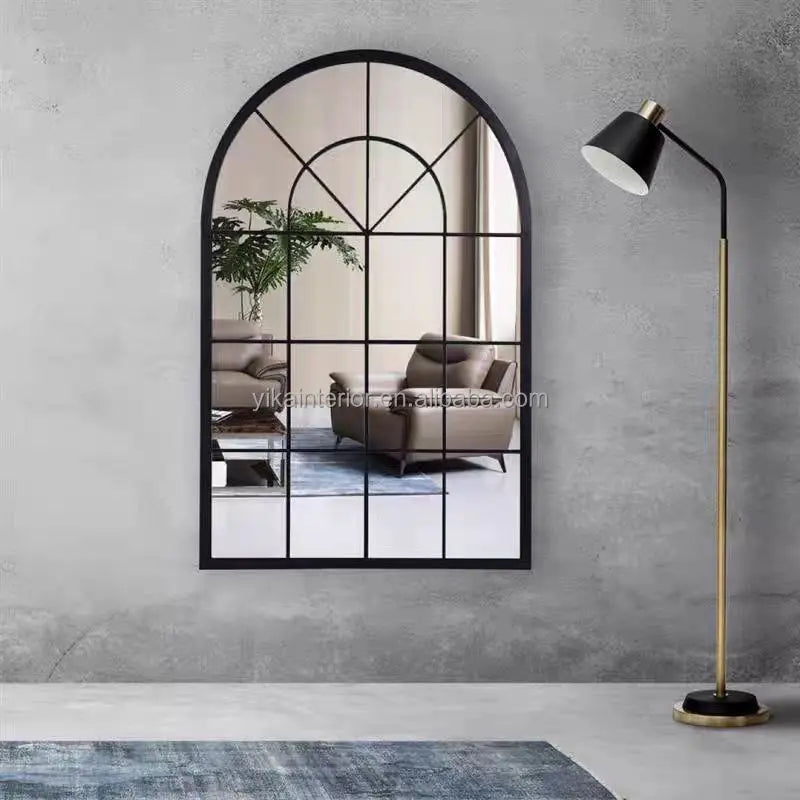 Nordic Style Wall Decor Window Shape Mirror Living Room in USA.