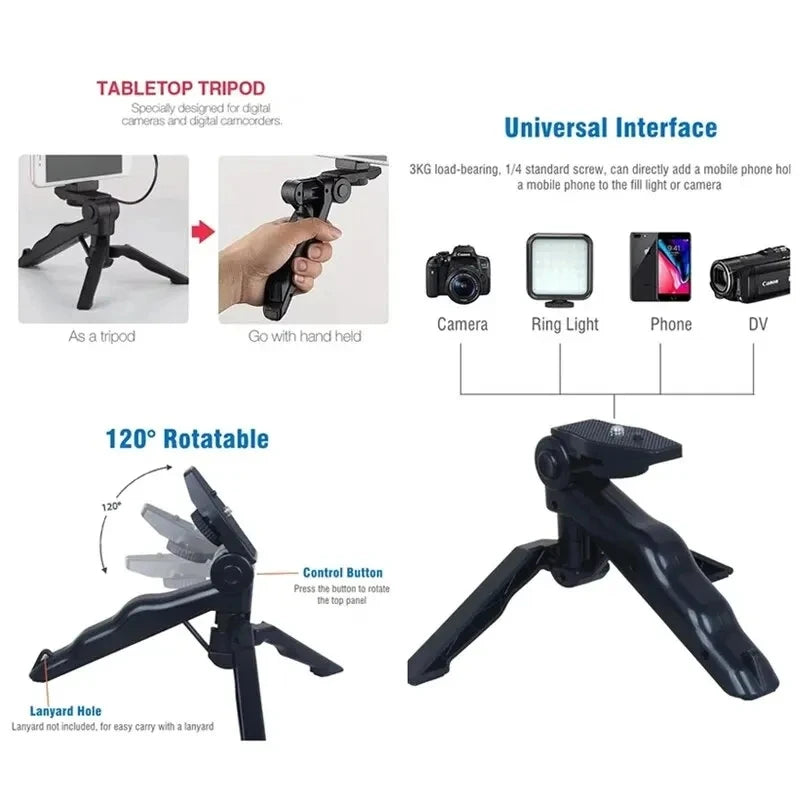 Smartphone Vlogging With Tripod Phone Holder Mini Microphone in USA.