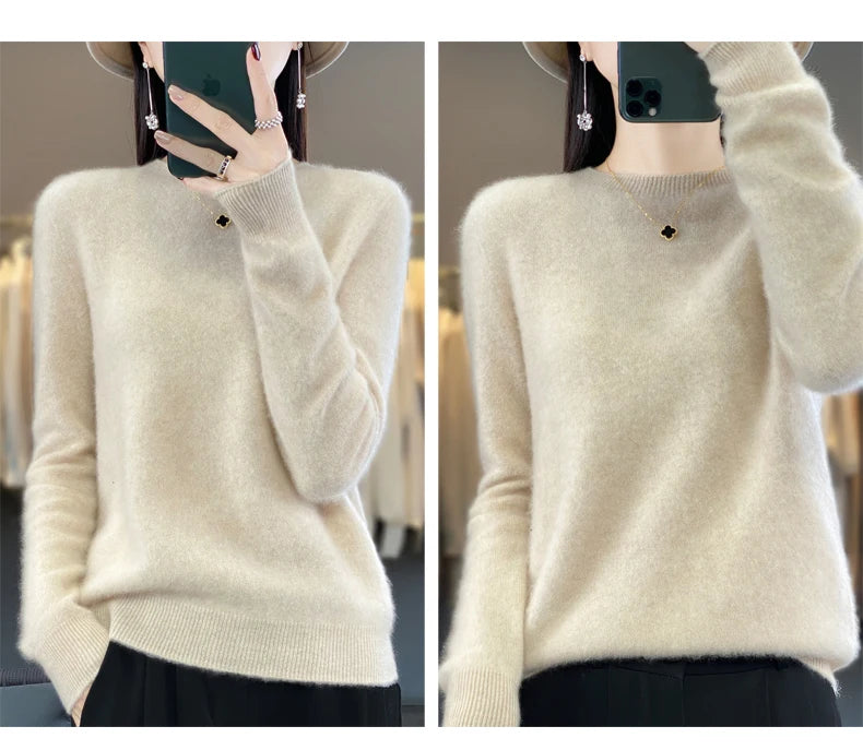 New cashmere sweater women's sweater autumn in USA