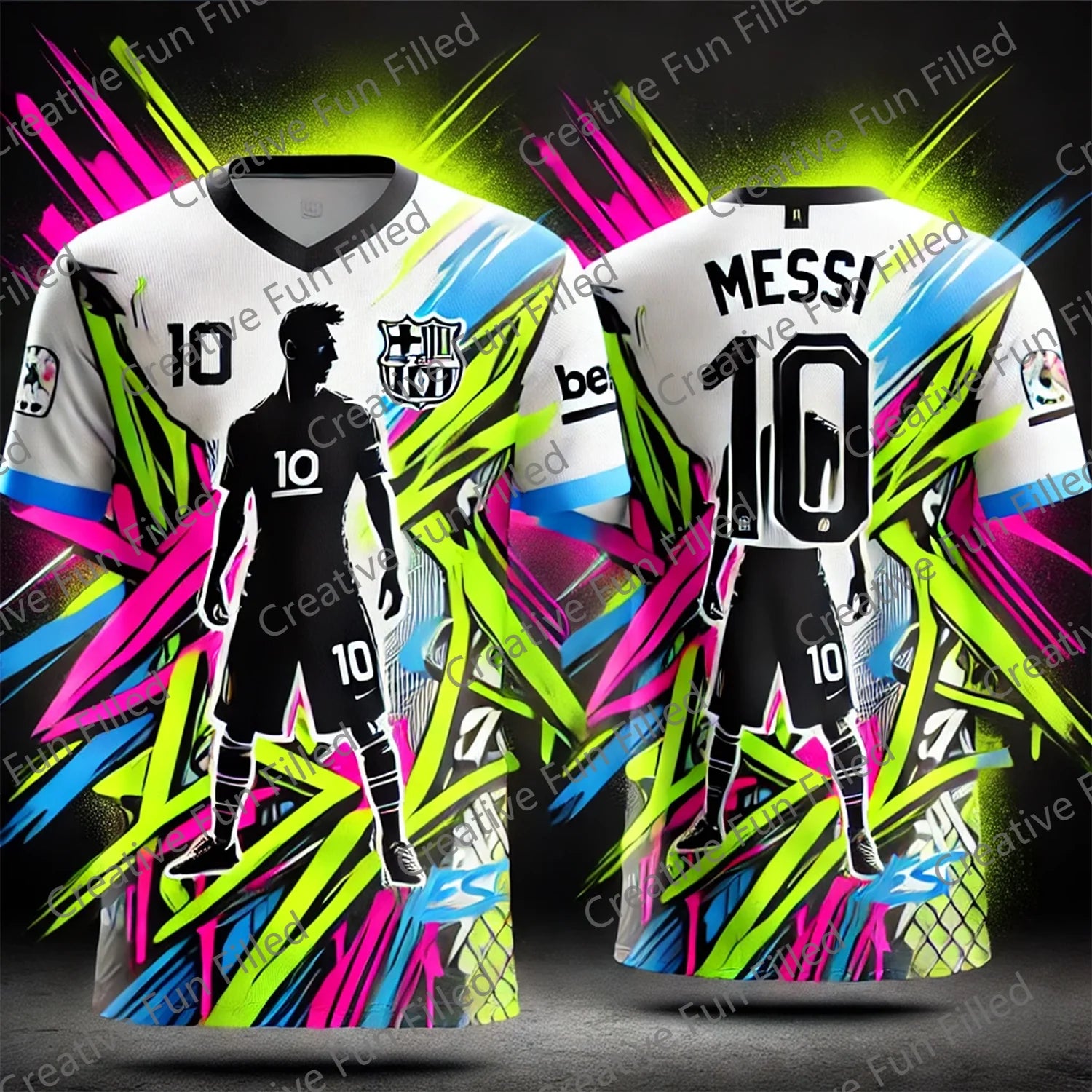 CHATGPT Street Graffiti Soccer Jersey Kids Adults in USA