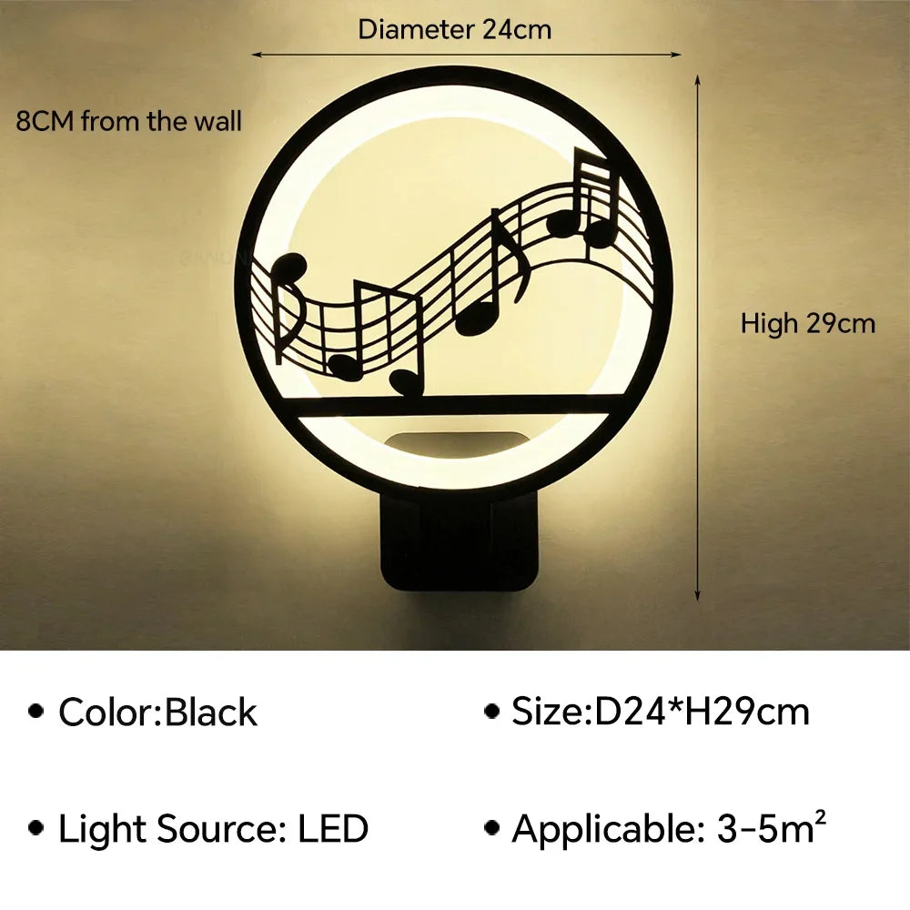 Modern LED Wall Light Sconce Wall Art Bedroom Bedside IN USA.