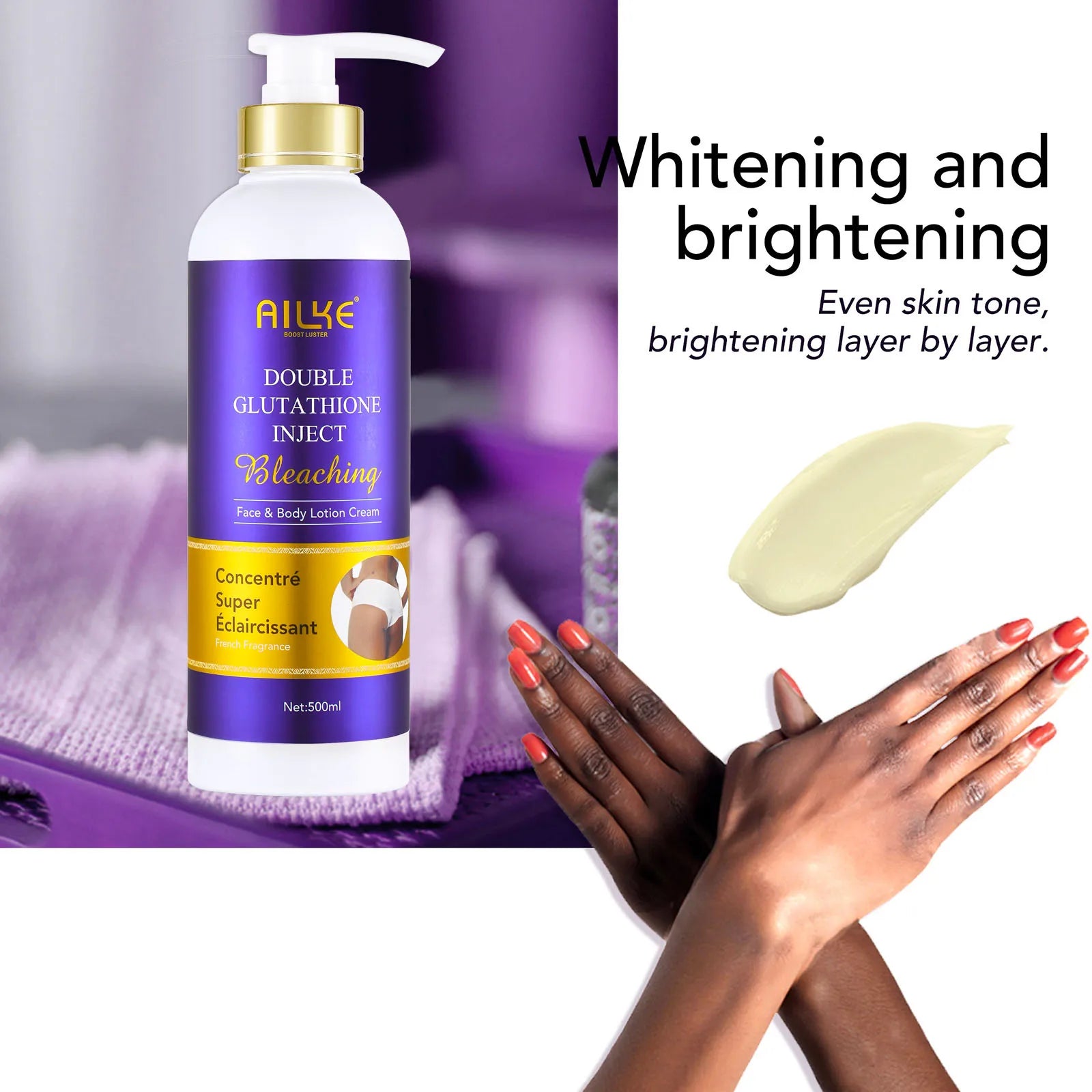 AILKE Bleaching Skin Care, With Double Glutathione, in USA