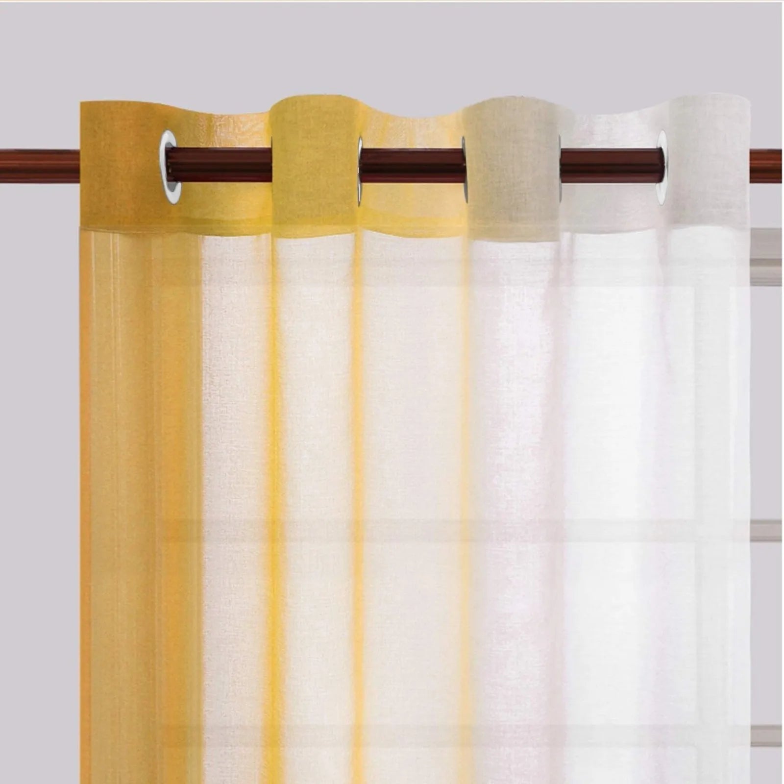 Modern Gradient Color Curtain Tulle Decorative Sheer Curtains IN USA.