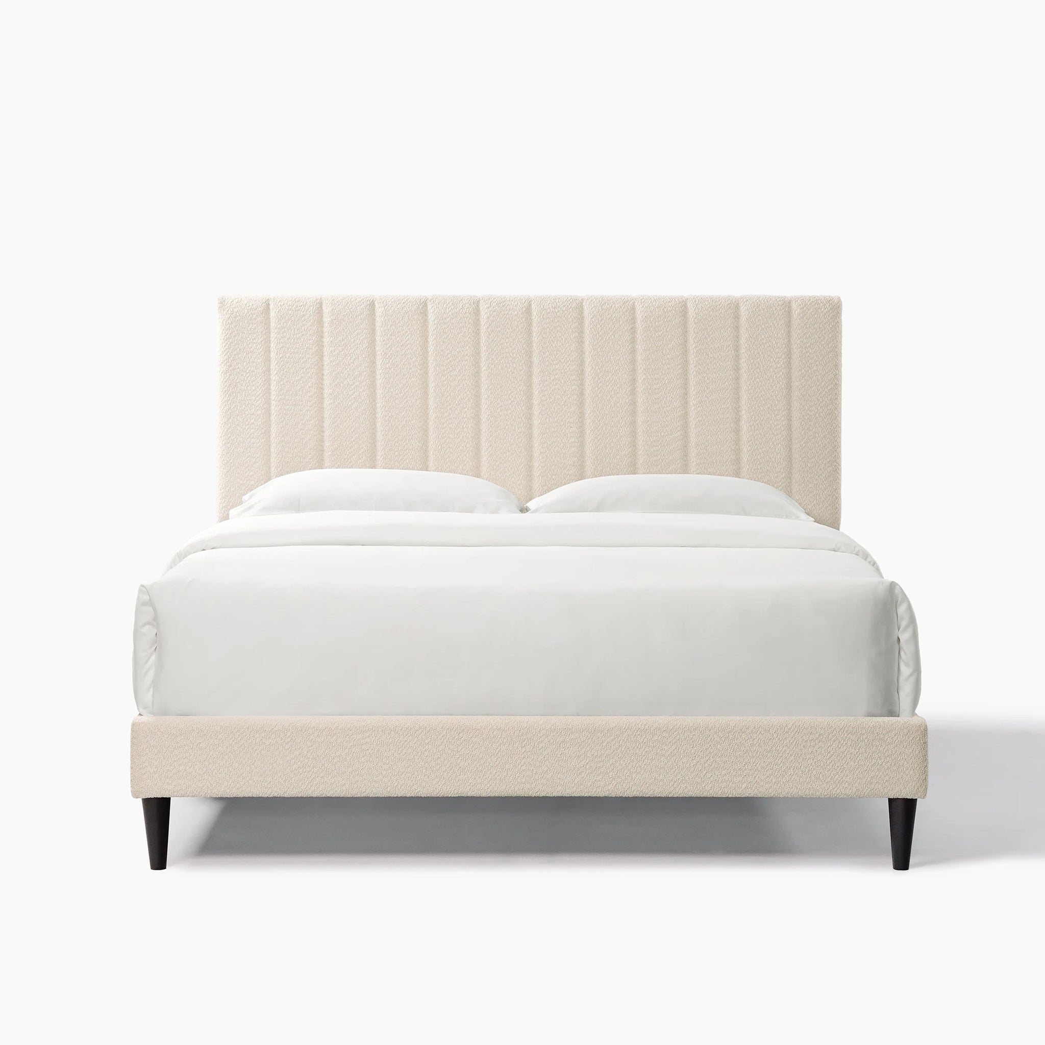 Queen Size Dove Tufted Upholstered Platform Bed IN USA.