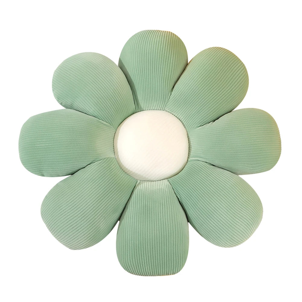 Flower-Shaped Little Daisy Throw Pillow Cushion Read in USA.