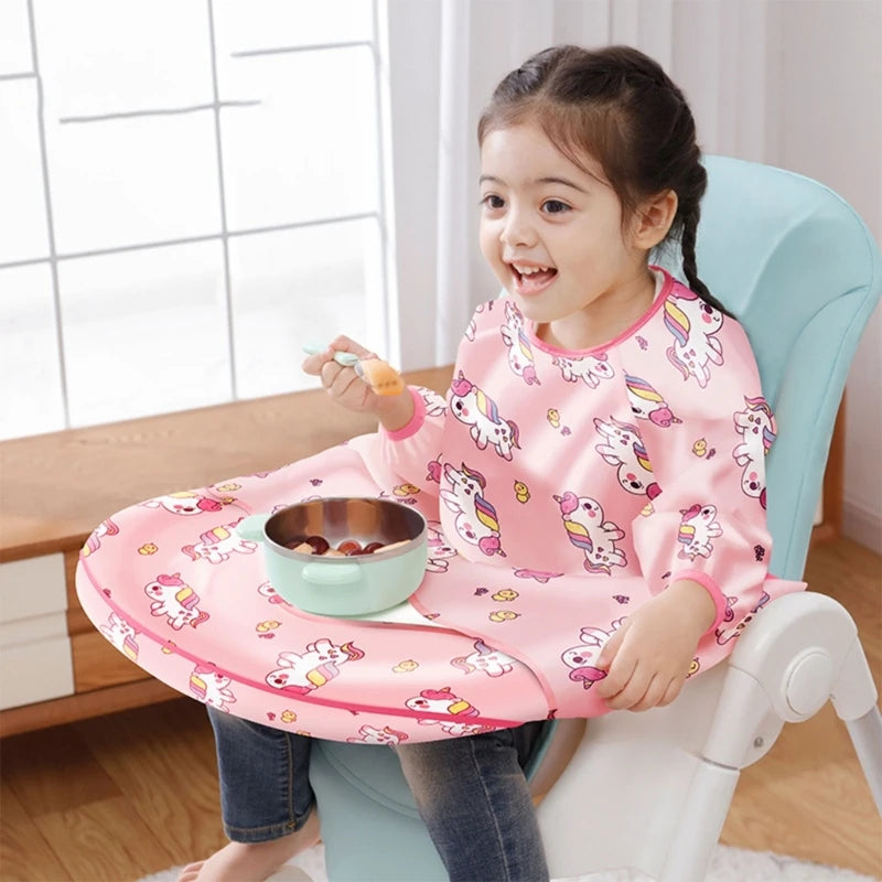 Bib Attaches Highchair Table Weaning Bibs Multi-pattern in USA