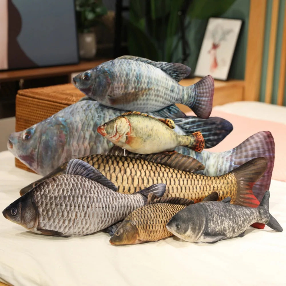 Simulation Fish Sleep Cushion Plush Toys Stuffed in USA