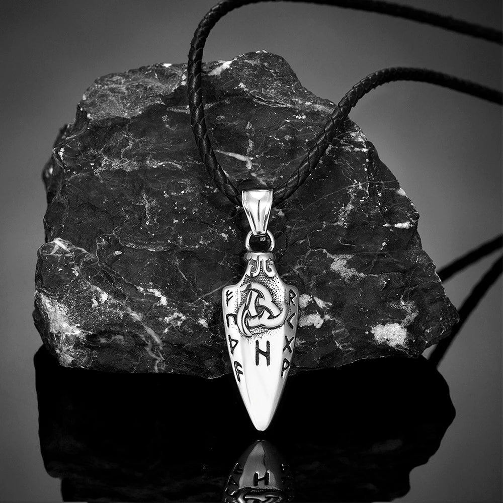 Norse Runes Odin's Spear Gungnir Necklace in USA