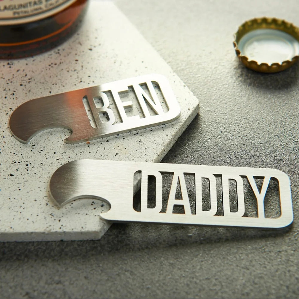 Customized Metal Bottle Opener Stainless Steel Best man in USA