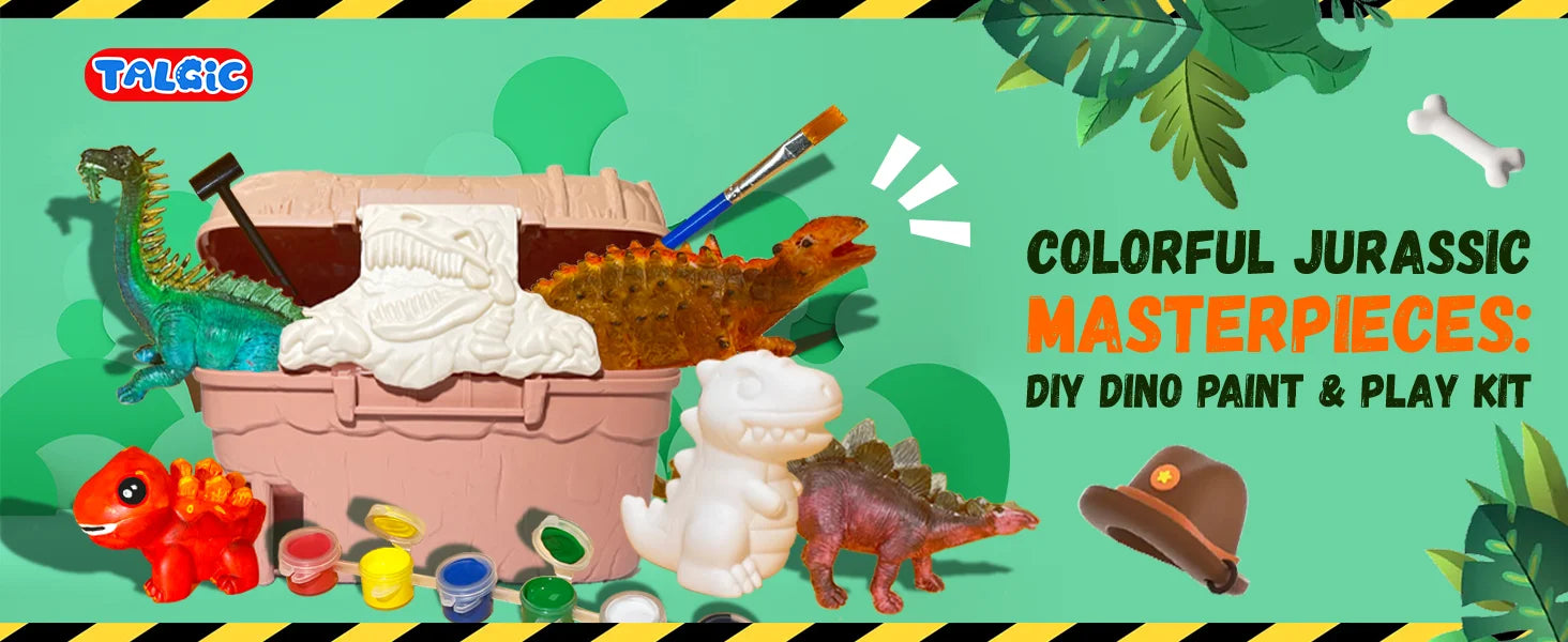 Dinosaur Painting Kit Kids Jungle Map Arts Craft Sets in USA