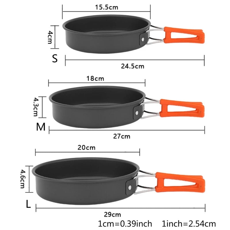 Portable Frying Pan with Storage Bag Non-stick Skillets in USA.