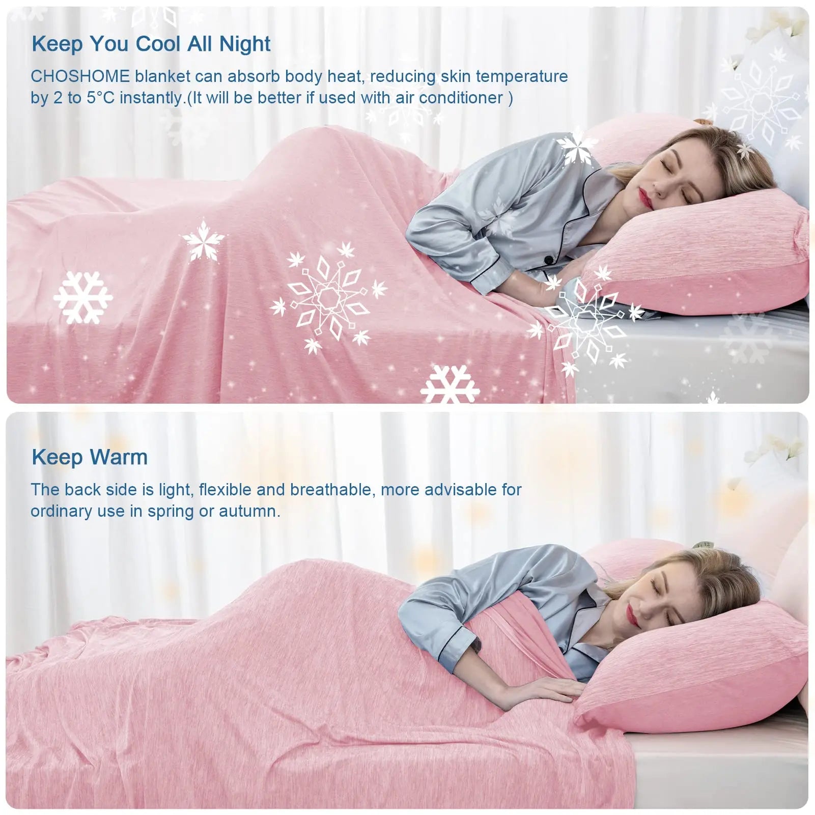 Orhopui Cooling Blanket Hot Sleepers Lightweight in USA