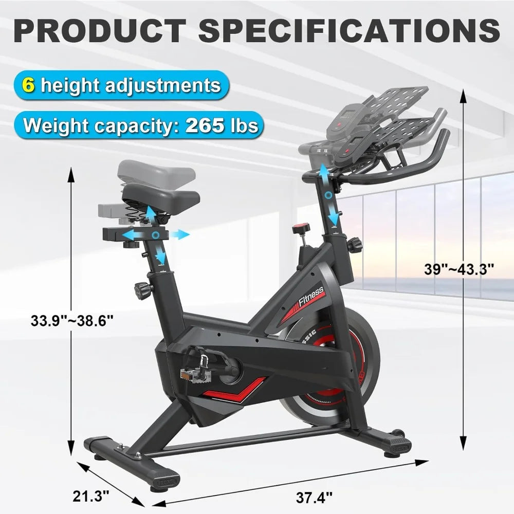 Exercise Bikes Stationary,Indoor Cycling Bike Home Cardio Gym in USA