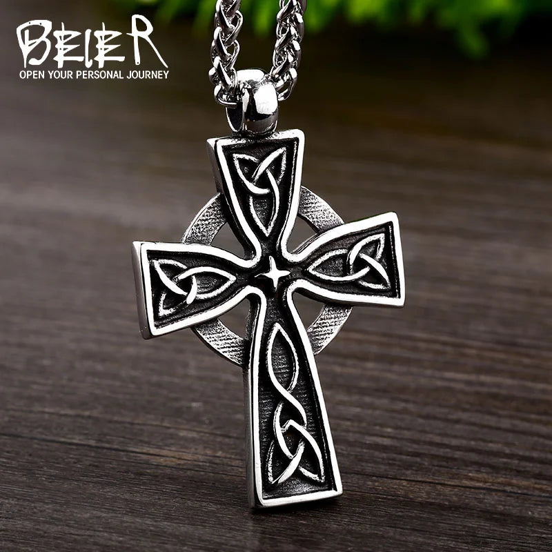 Beier Stainless Steel Vikings Pendant Valknut Celtic in USA