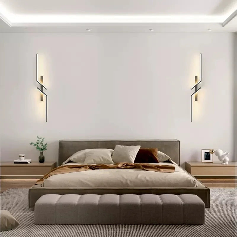 LED Wall Lamp Modern Minimalist Strip Wall Decor Lights Lighting IN USA.