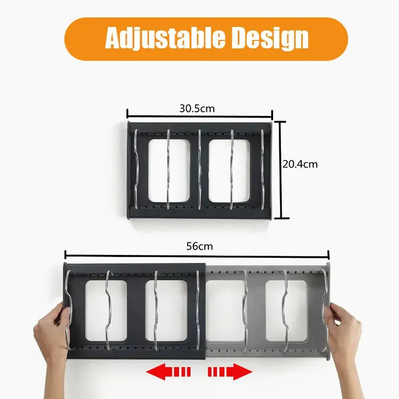 Expandable Pot And Pan Organizers Rack Stainless Steel Kitchen in USA.