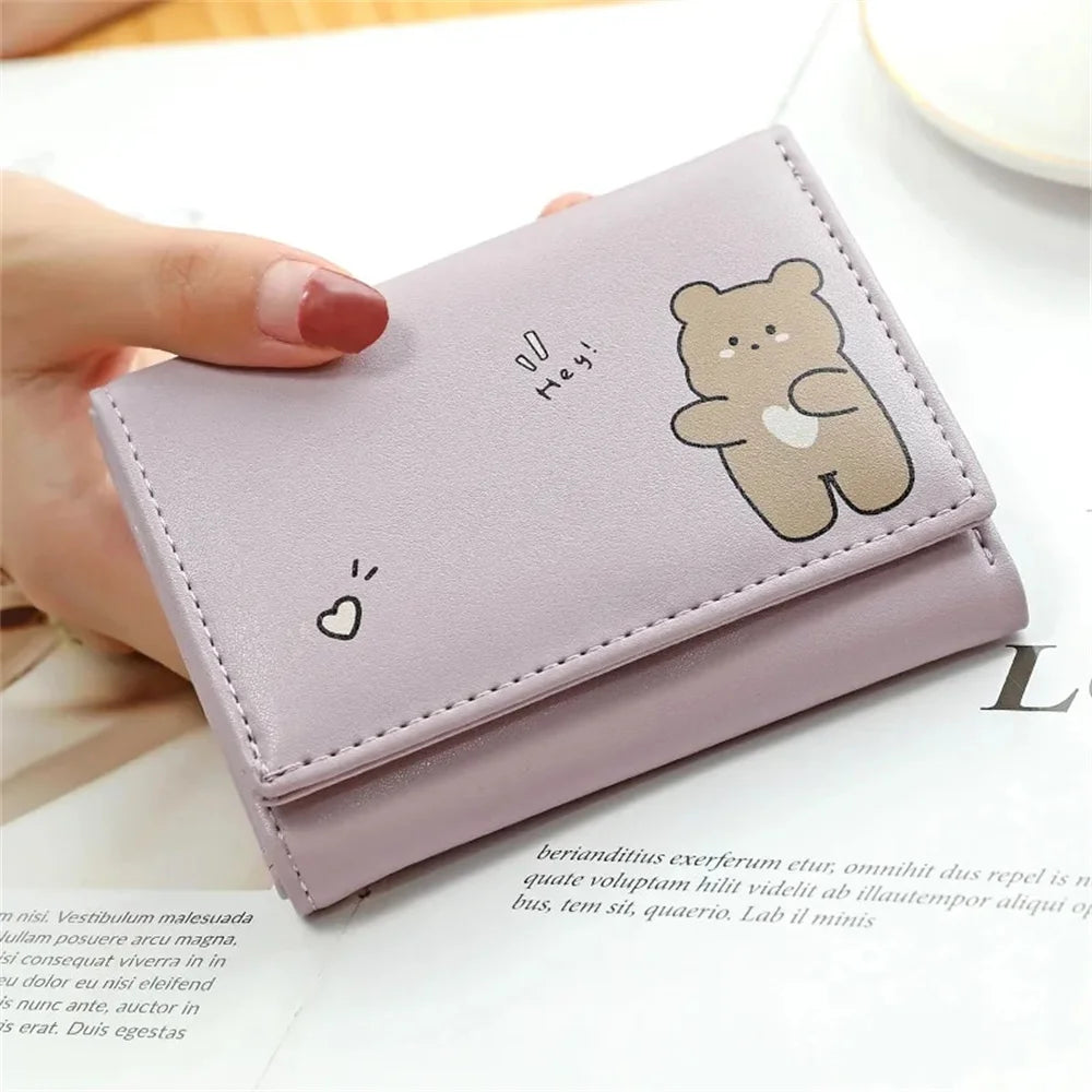 Fold Card Holder Girl ID Bag Card Holder Coin Purse Ladies in USA