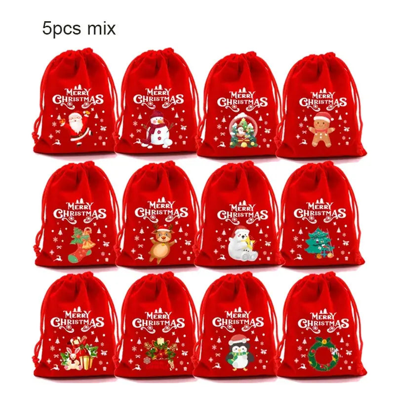 Christmas Countdown Gift Number Stickers Label Advent Calendar Xmas Gi