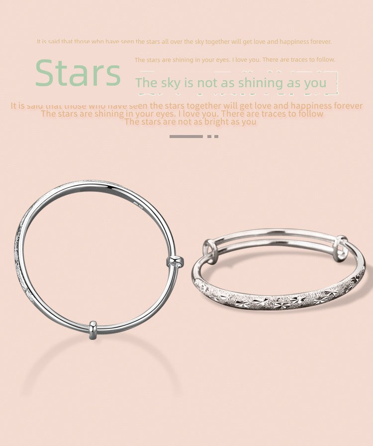 Mobius Strip Sterling Silver Bracelet Women Solid Pure Silver in USA.